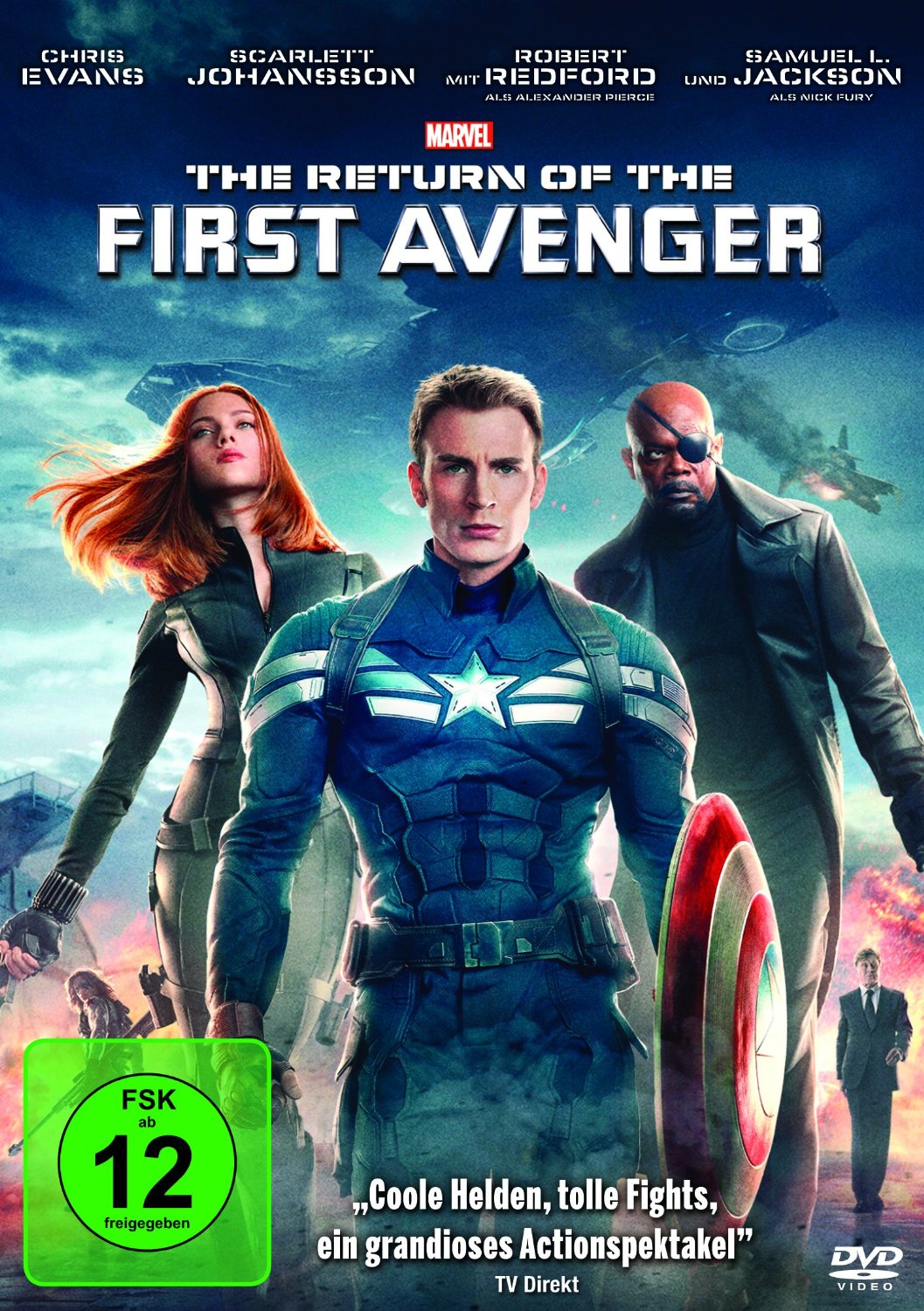 DVD-Cover von Captain America 2 - The Return of the First Avenger