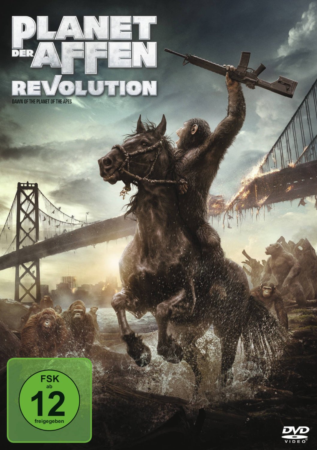 DVD-Cover von Planet der Affen: Revolution