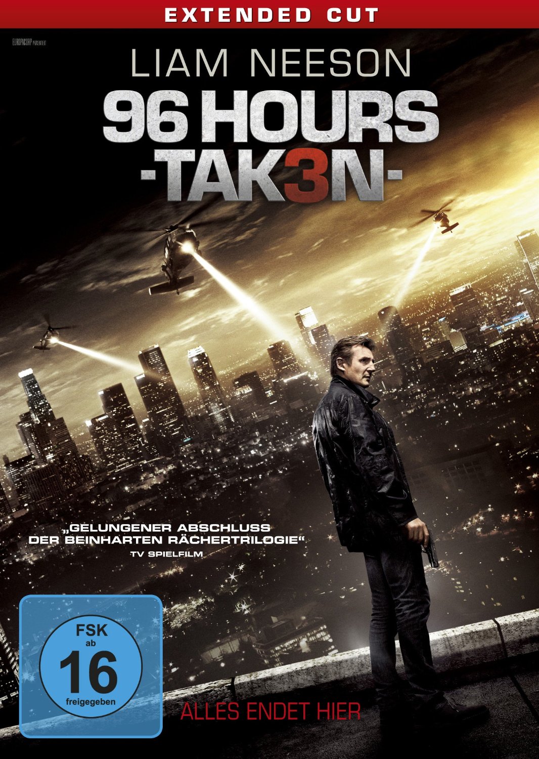 DVD-Cover von 96 Hours taken 3